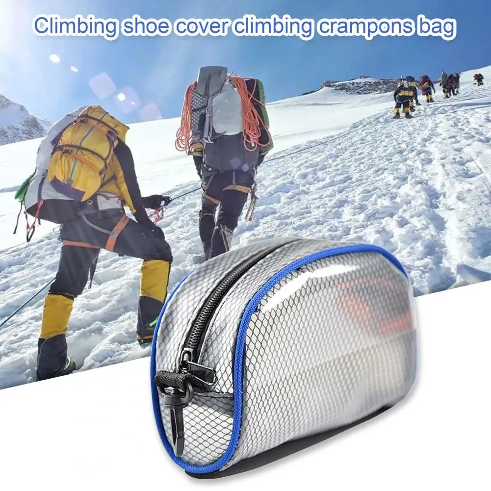 

Crampon Bag Wear Resistant Makeup Bag Anti-scratch Accessory Toiletry Bag Heavy Duty Crampon Storage Bags for Mountaineering