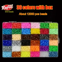 perler beads kit 5mm2 6mm hama beads whole set with pegboard and iron 3d puzzle diy toy kids creative handmade craft toy gift