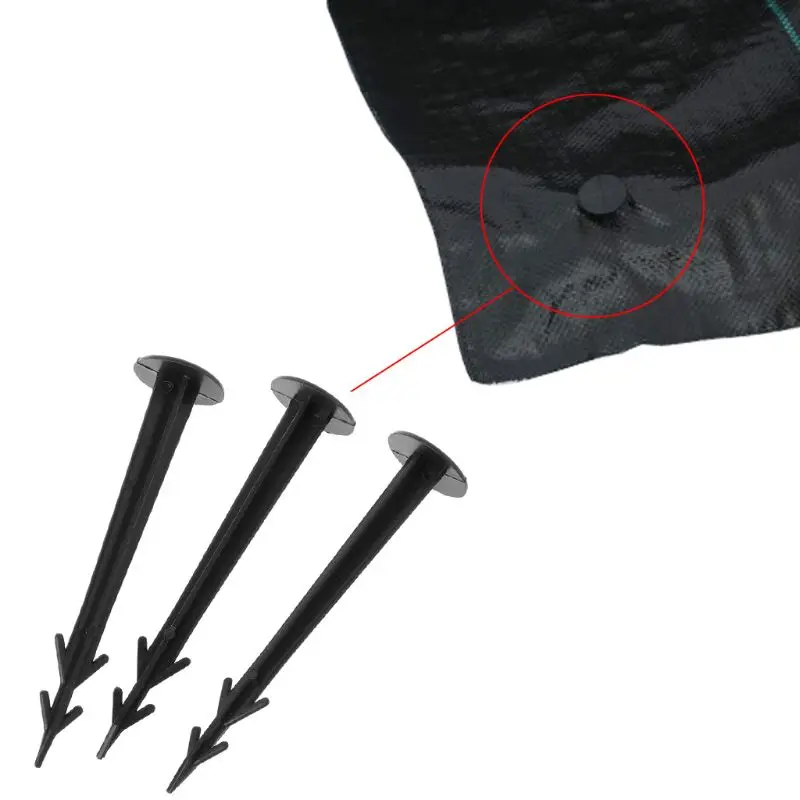 100 шт. пластиковая оплетка для сада скрепляющая колья шипы штифты газона скобы