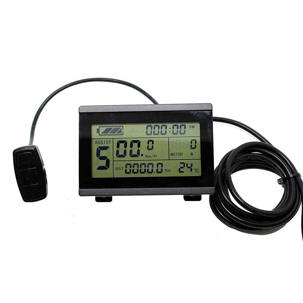 

Recording Electric Bicycle With Connector Outdoor Intelligent Easy Install Display Sport Practical LCD Control Panel Instrument