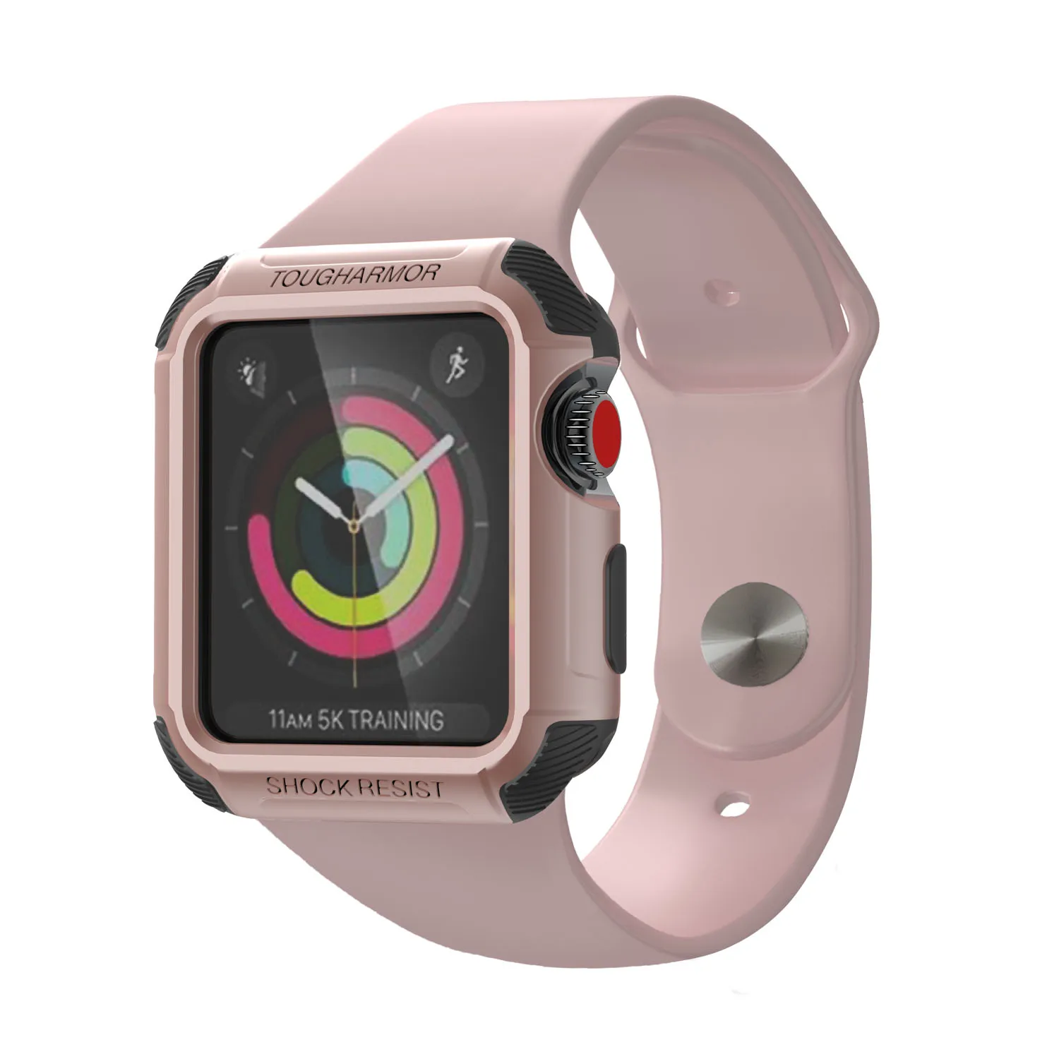 Прочный армированный резиновый чехол для Apple Watch 3, 2, 1, 38 мм, 42 мм, защитный термополиуретановый защитный чехол для Iwatch 3, 42 мм