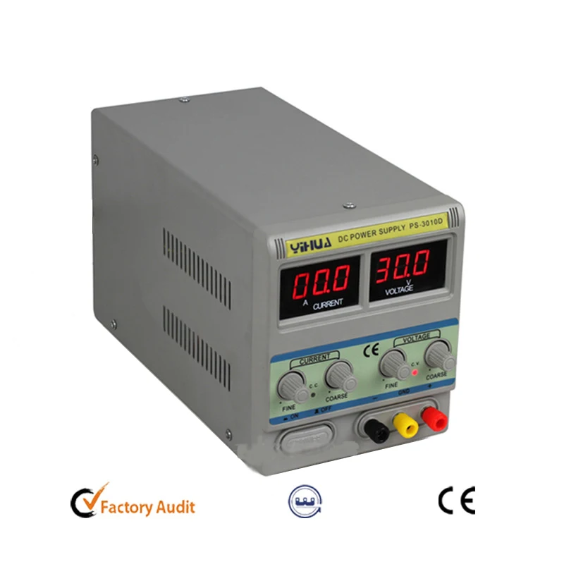 Источник питания YIHUA 3010D 30 В 10 А лабораторная паяльная станция регулируемый ток |