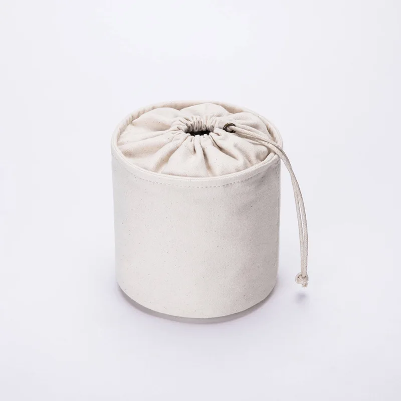 

Ladies Drawstring Cosmetic Bag Cloth Bag Female Canvas Bucket Storage Bag Female Mini Liner Bag Off White Bag Drawstring Bag