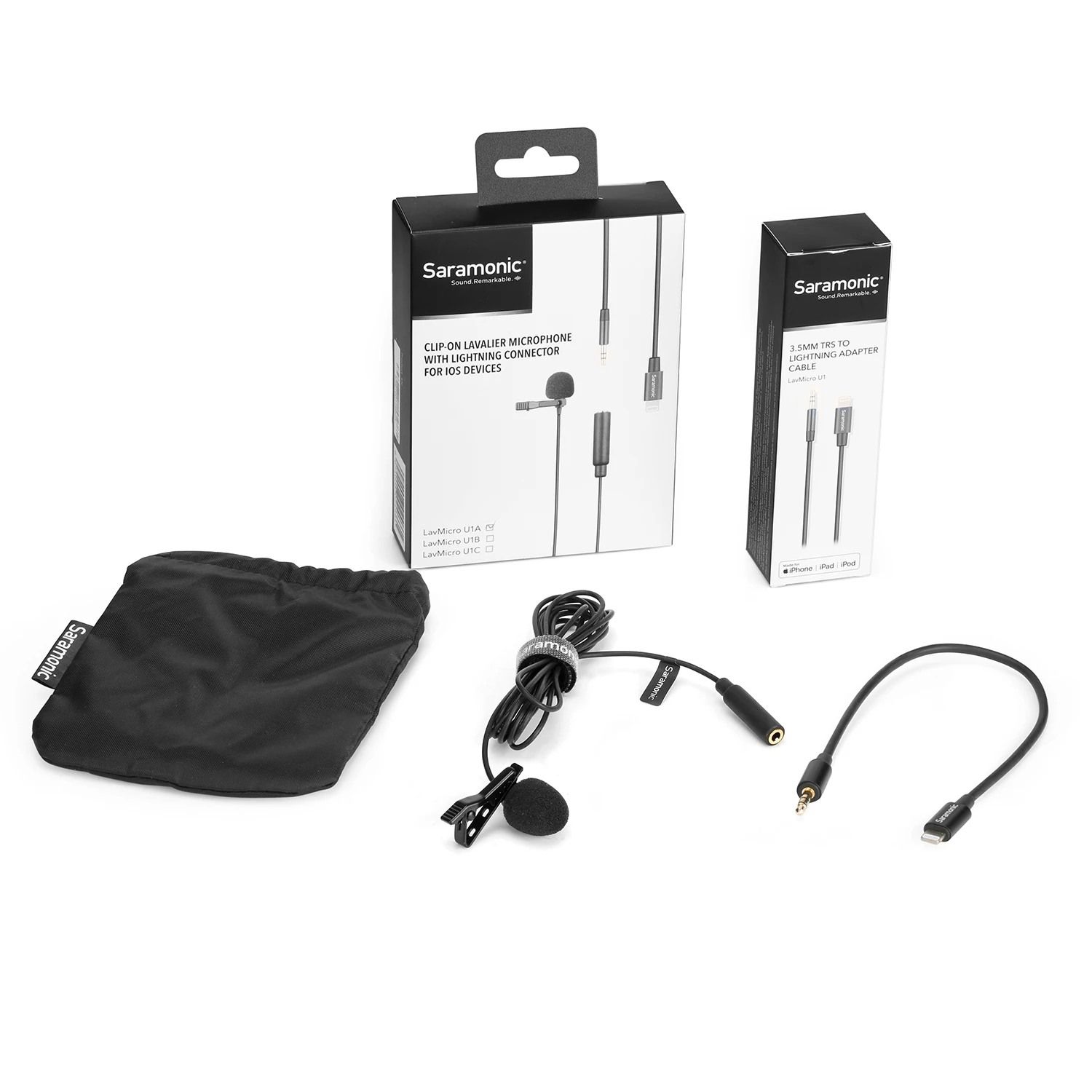 Saramonic LavMicro U1 серии клип на петличный микрофон для интервью Vlog представления