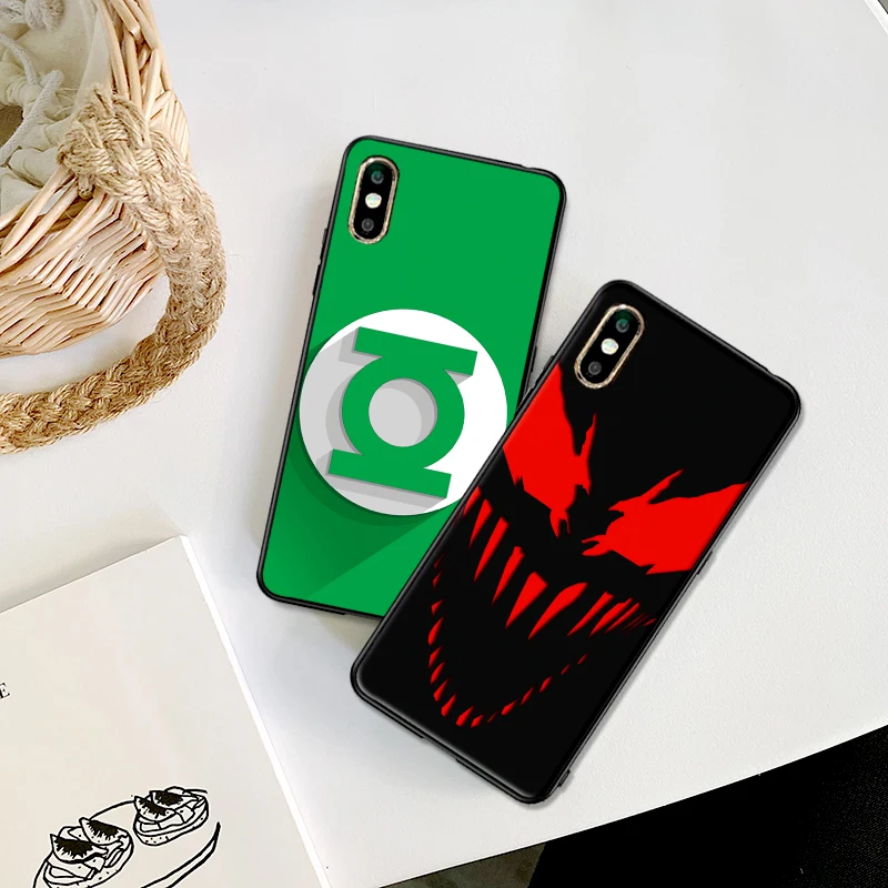 Мягкий чехол из ТПУ с логотипом Comics для Apple IPhone X XR XS MAX 5 5S 5C SE 6 S 7 8 Plus ipod touch