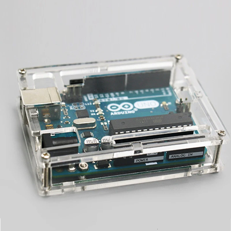 Прозрачный чехол для Arduino UNO R3 один комплект|Соединительные коробки проводов| |