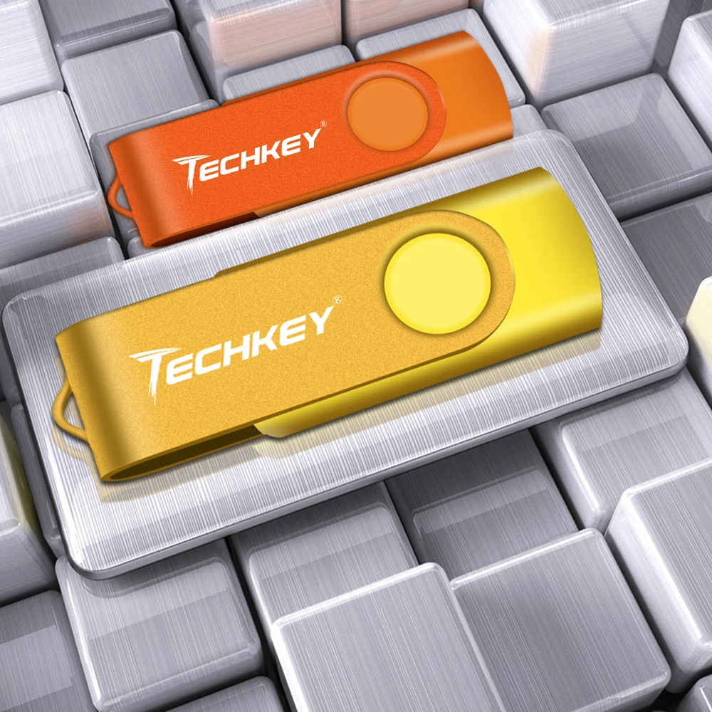 Usb флешка Techky 32 Гб Techkey 4 ГБ 8 16 ручка драйвер usb карта памяти cle 100% реальная емкость 2