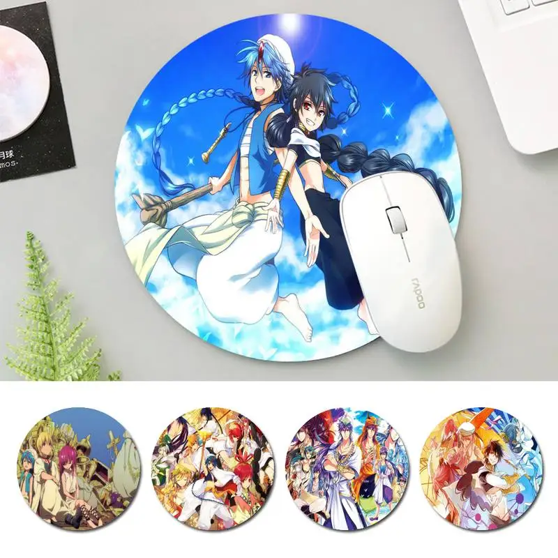 

2020 Magi office Pad mouse non-slip pad player pad Round size rubber Gaming mouse Pad office Desk Mat