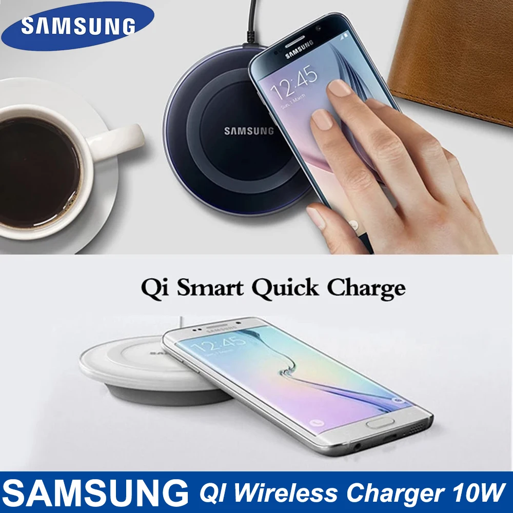 Беспроводное зарядное устройство QI 5 В/2 а с кабелем Micro USB для Samsung Galaxy S7 S6 EDGE S8 S9 S10