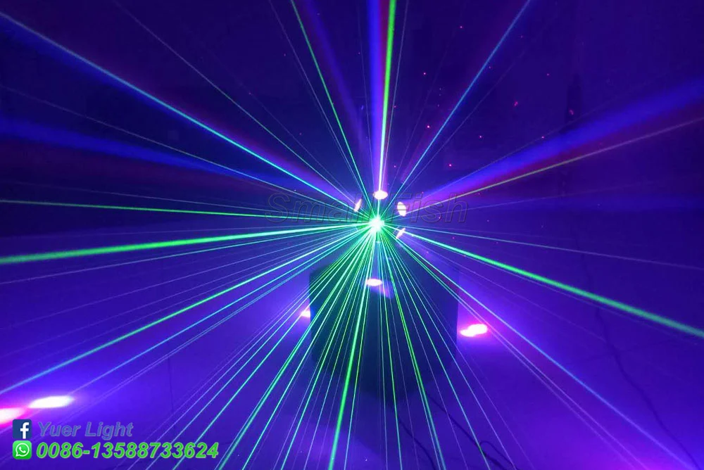 Лазерный луч 12x10 Вт DMX512 движущийся головной свет лазерный для