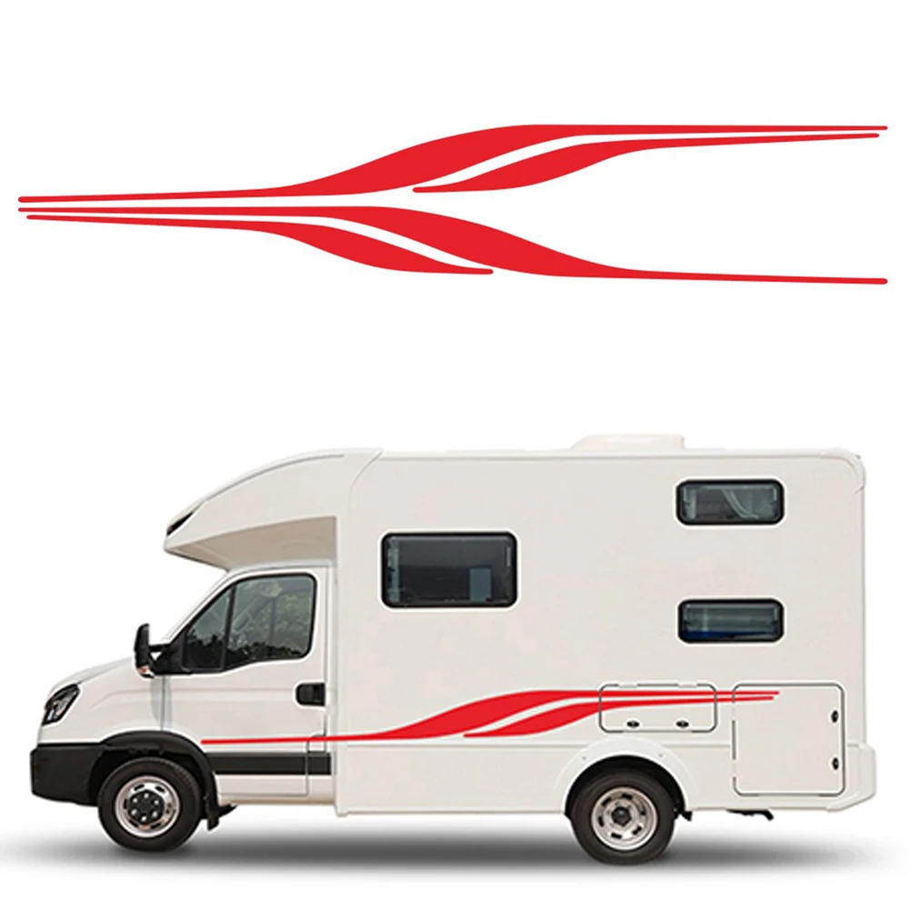 

Home Car Stripes Graphics Vinyl Decals Stickers for Caravan Trailer Camper Van Auto Body Decor Decal Sticker Vinyl Decals Kit