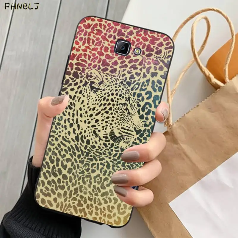 FHNBLJ Тигр Леопардовый принт пантера DIY Роскошный чехол для телефона Samsung J4 PLUS J7PRO J5