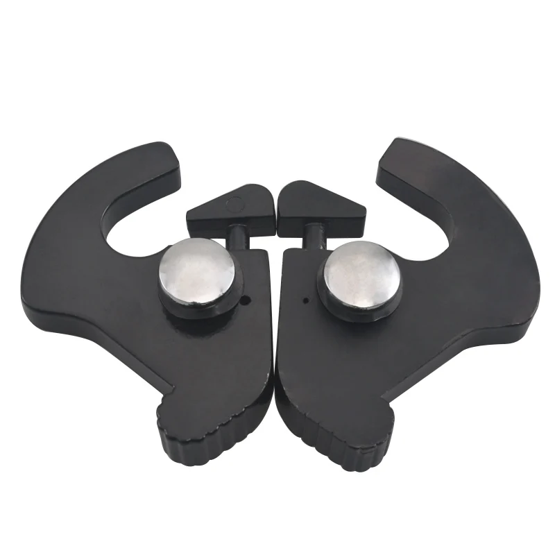 Motorcycle Rotary Sissy Bar Luggage Rack Docking Latch Clip Kit - Harley Touring Glide Sportster XL Softail - Black Detachable image 4