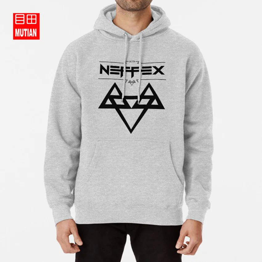 Черные толстовки NEFFEX с логотипом 2 neffex merch band music nation армейский художник