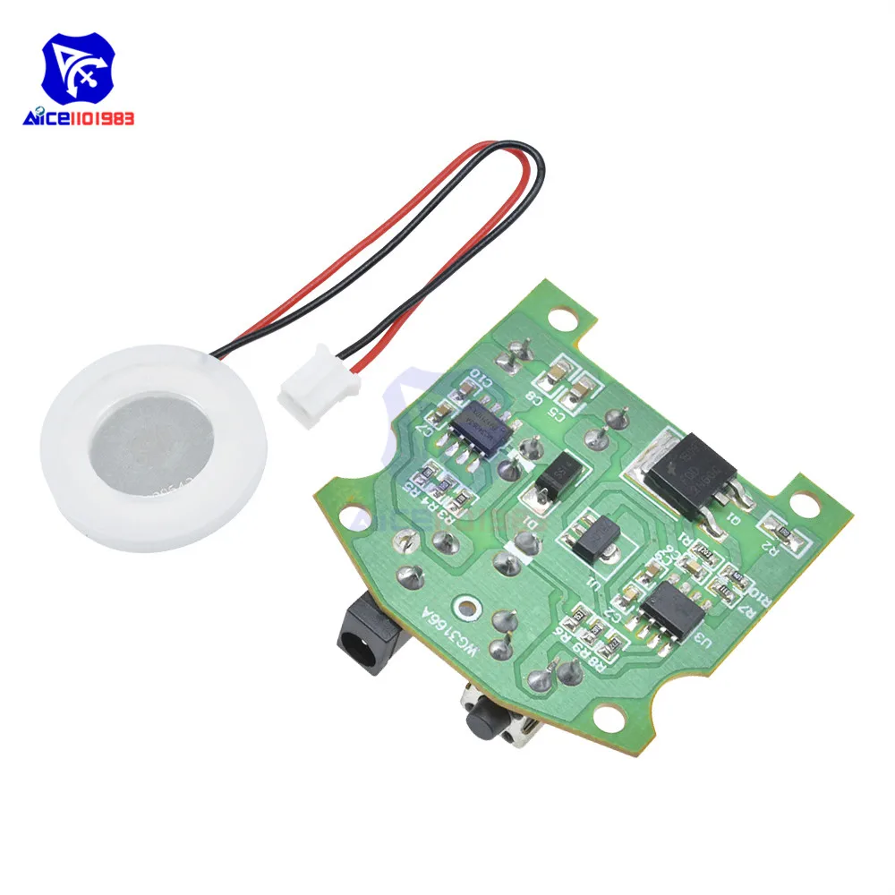 Diymore D20mm 113 кГц ультразвуковой Керамика распыляющий увлажнитель модуль тумана DC3.7