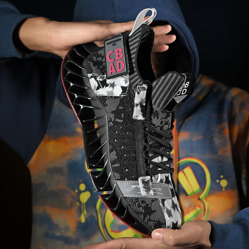 

New Blade Running Sock Shoes Men Trendy Sneakers Sports Non-Slip Zapatillas High Quality Dropshipping Zapatos De Hombre 2021