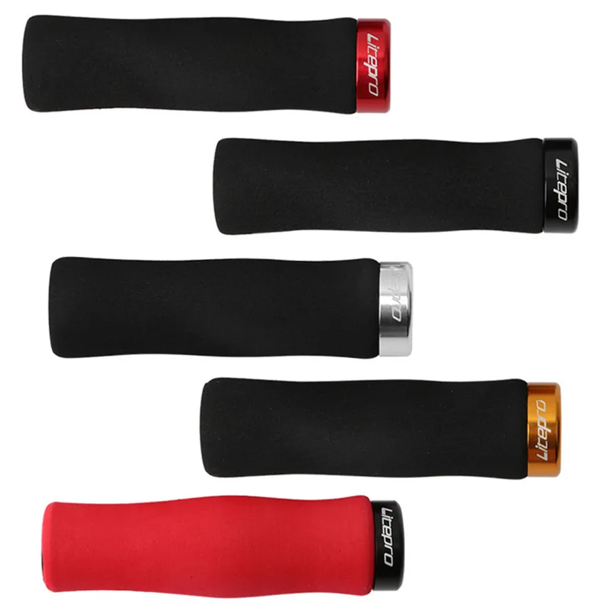 

Litepro Ultralight Unilateral Locking Grip Cover Folding Bicycle Mountain Bike Handlebar Lockable Sponge Grips