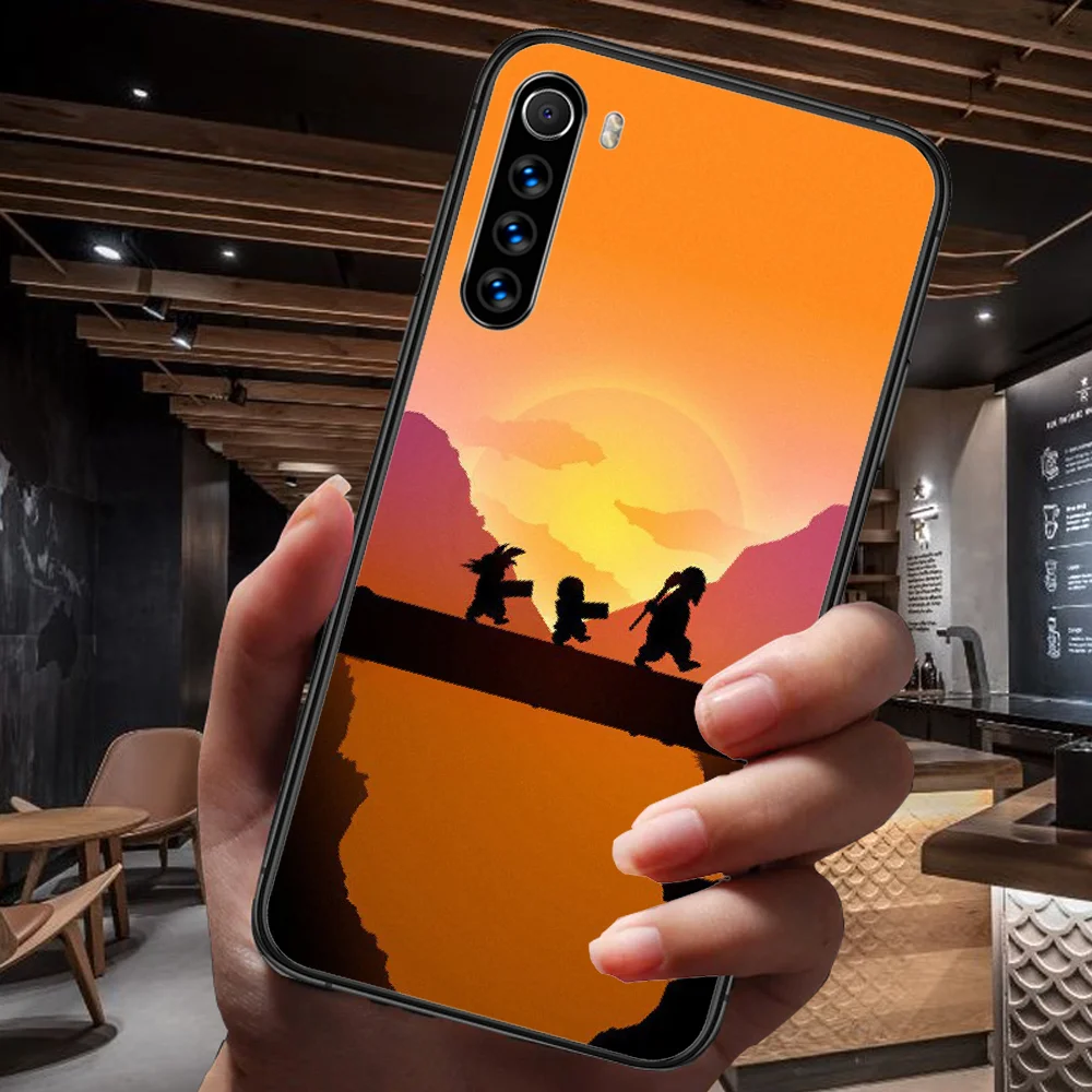 

Anime Dragon Cartoon Gokus Phone Case For Xiaomi Redmi Note 7 8 8T 9 9S 4X 7 7A 9A K30 Pro Ultra black Prime Painting Etui