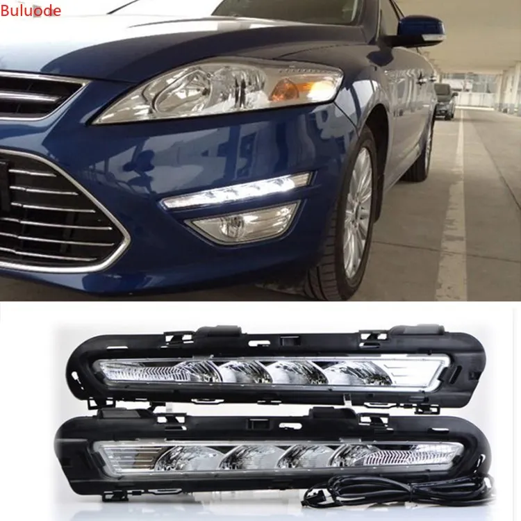 1 пара для Ford Mondeo Fusion 2011 2012 2013 светодиодный DRL Габаритные огни Светодиодный