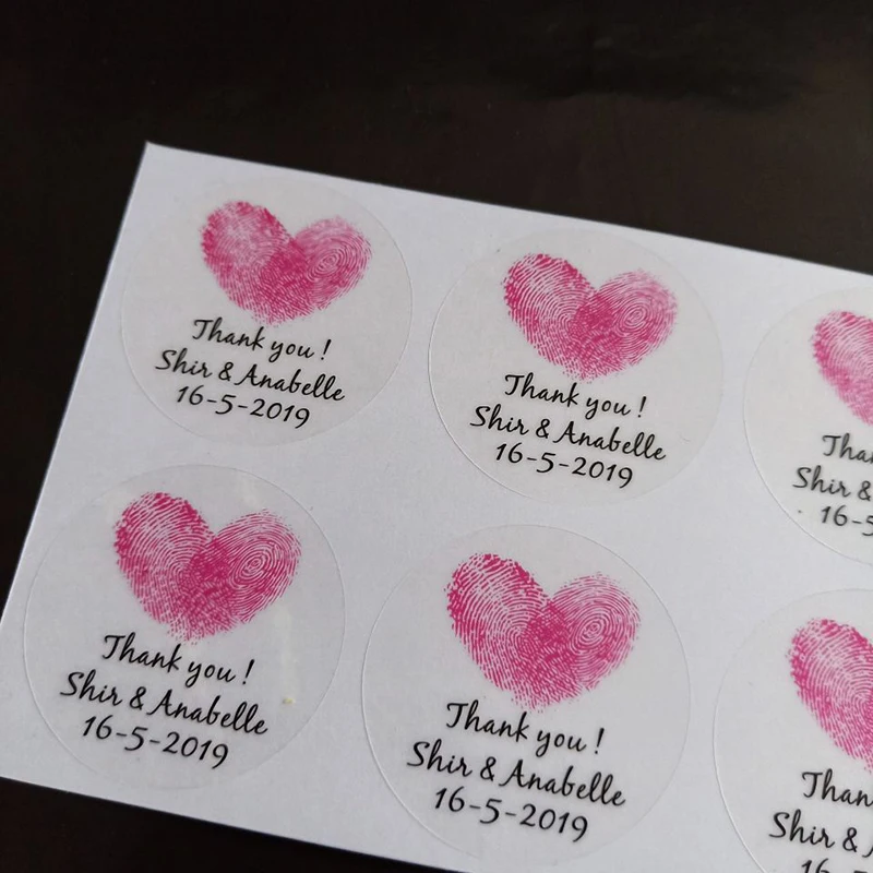 3 10 см пользовательские наклейки и индивидуальные логотипы свадьба дни рождения
