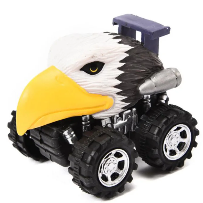 Мини автомобиль с животным большим колесом для шин креативные подарки детей