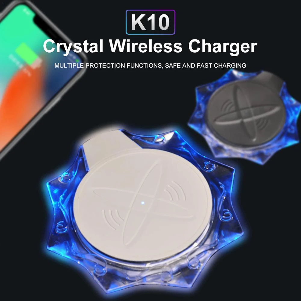 Qi caricatore Беспроводной коврик для Samsung S6 Edge Plus S10 5G Iphone 8Plus huawei P30Pro LG G7 G8 Xiaomi mi 9 x3