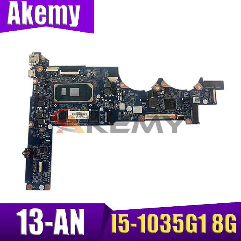 

For HP Pavilion 13-AN1018TU Laptop Motherboard L68367-001 L68367-601 DAG7DCMB8D0 With I5-1035G1 CPU 8G RAM 100% Tested