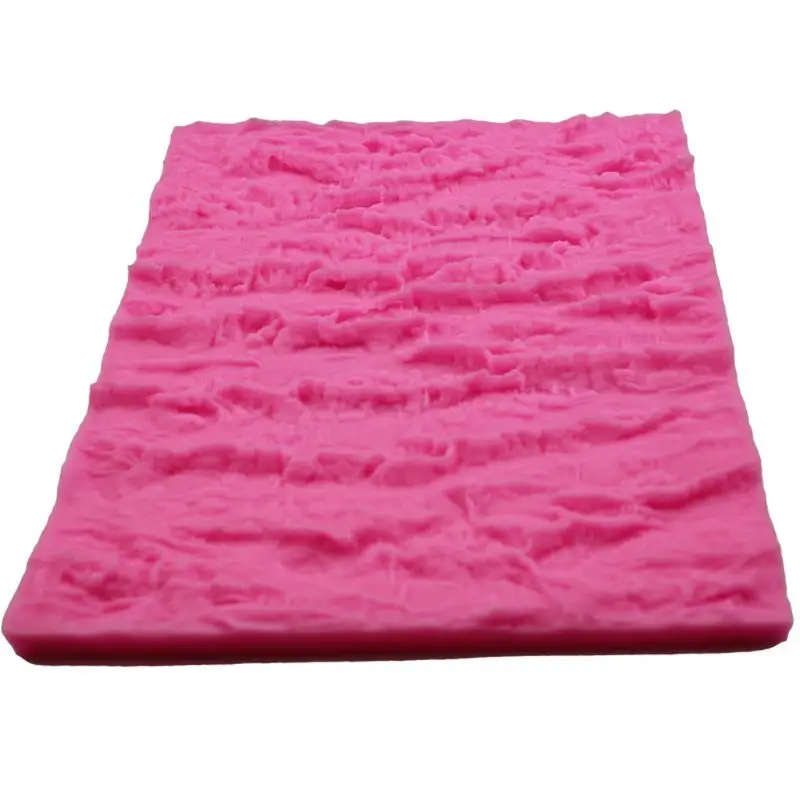 Силиконовая форма для тортов с текстурой дерева и коры фондана оттискный коврик