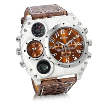 lancardo 2020 trendy luxury brand men watches men sport watches two time zone wristwatch decorative compass male quartz watch