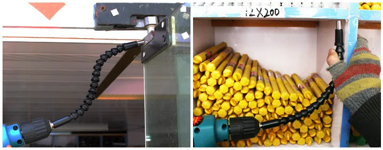 

Electric screwdriver charging drill accessories Universal flexible shaft connecting shaft bit sleeve universal hose extension