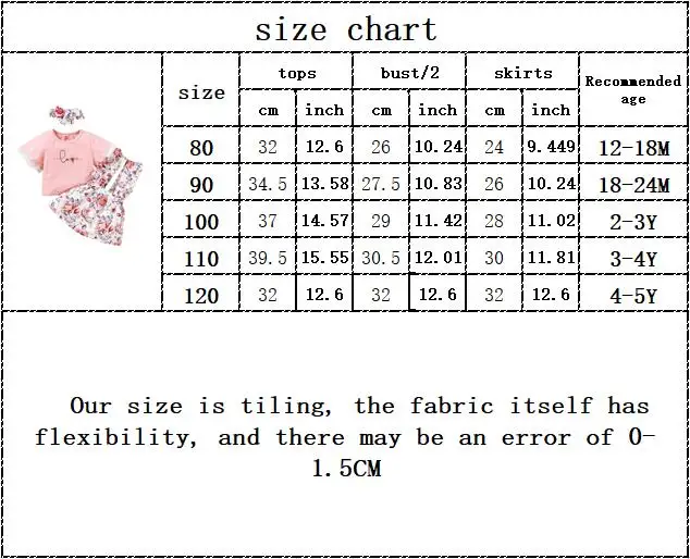 

pretty girls summer short sleeve tops letter T-shirts flower strap dress headbands ruched toddler kids baby clothes sets 3pcs