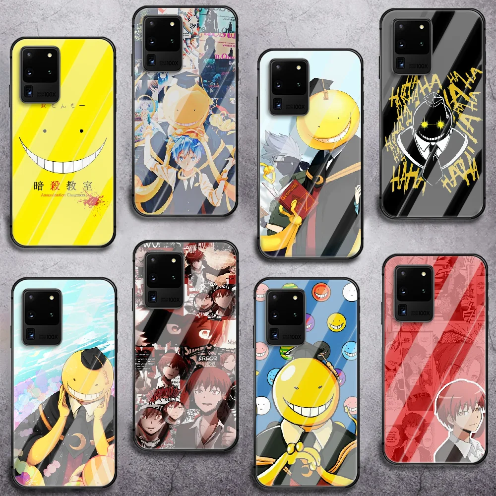

Assassination Classroom Anime Tempered Glass Phone Case For Samsung Galaxy Note S 8 9 10 20 21 E Plus Ultra M 31 51 FE Cover