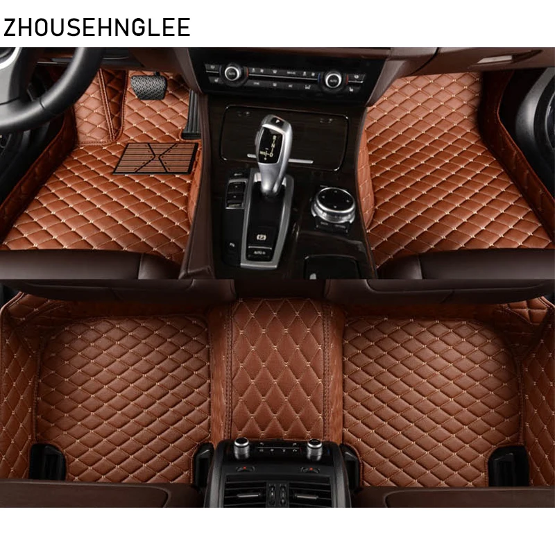 Кожаные автомобильные коврики zhoushenglee для BMW X6 F16 2014 2018 полный комплект любой
