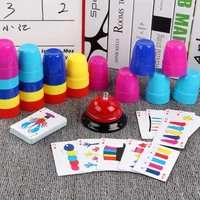 improve concentration toys interaction table games logic educational training stacking high set of cup childrens puzzle toys