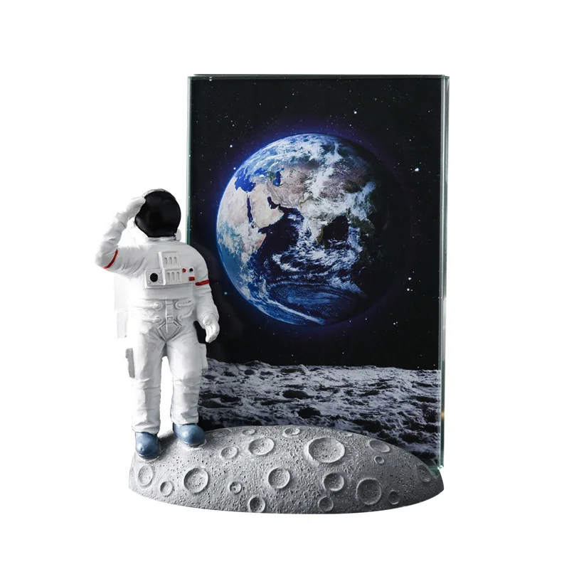 

Nordic Starry Photo Frame for Home Decoration Ornaments Resin Astronaut Photo Frames Spaceman Miniature Model Crafts Gifts