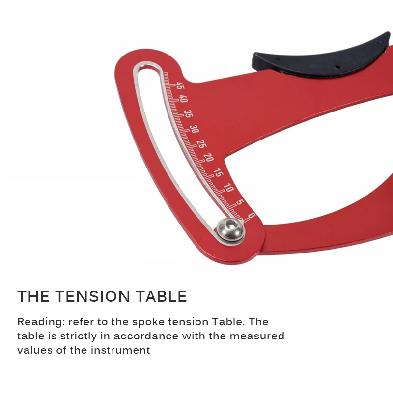 

Bicycle Correction Tool Tension Meter Wire Wheel Spokes Checker Set Mountain Bike Rim Accurate Measurement Tool With Red Tool