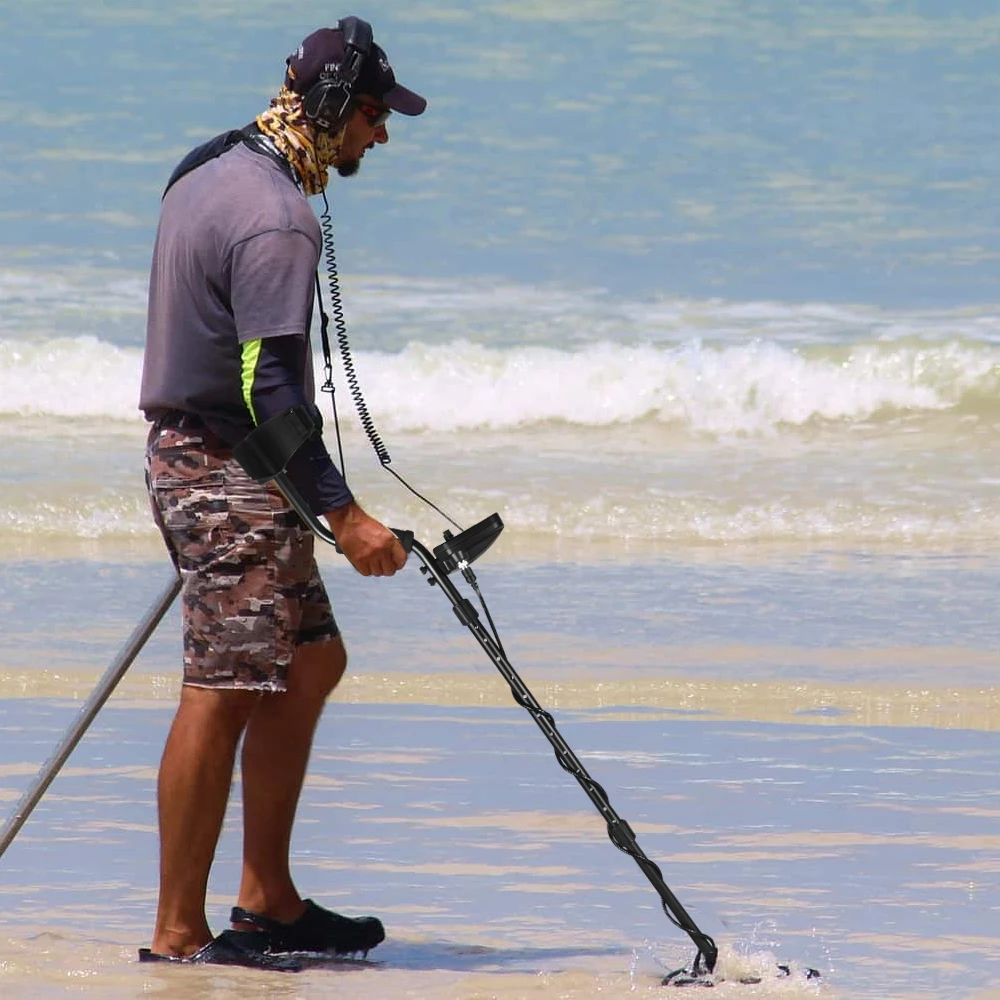 Ручной металлоискатель с подсветкой устройство для обнаружения золота 11 дюймов |