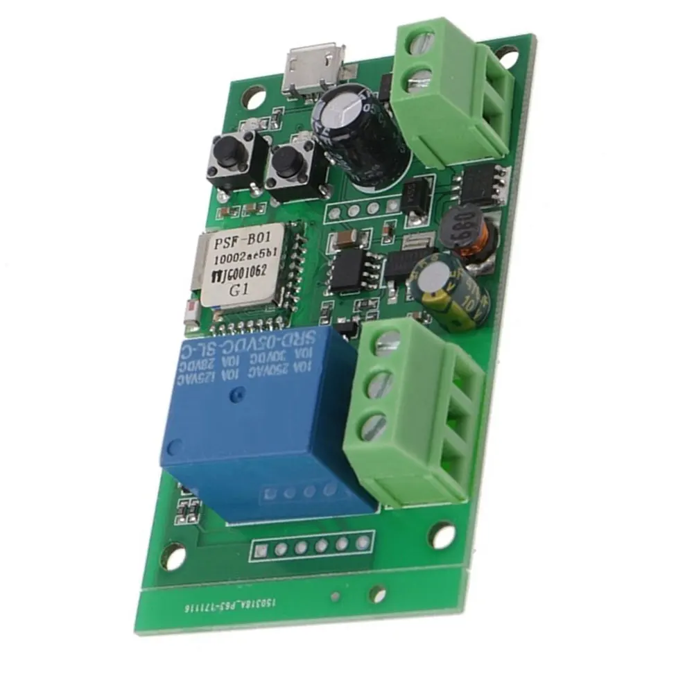 

WiFi Wireless Switch 12V Inching Self-Locking Relay Module Remote Control Timer For Smart Home Automation Wireless Switch Module