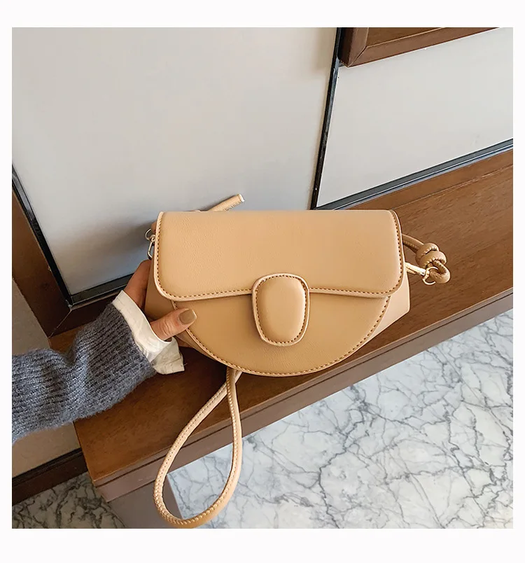 

Сумка-кроссбоди женская, из искусственной кожи, однотонная, в стиле ретро, 2021