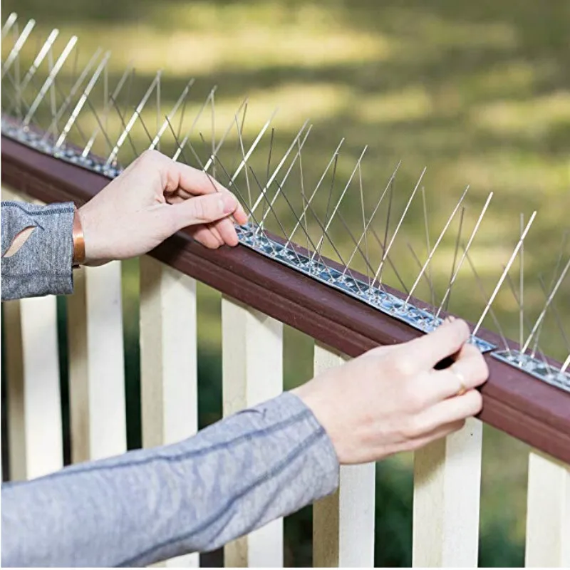 Отпугиватель птиц гвозди из нержавеющей стали против голубей с 3 шипами 50 см | Дом