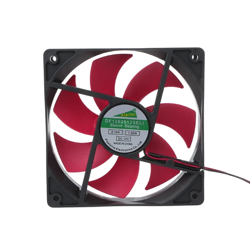 

Мини 120x120x25 мм DC 12V 0.16A 2 Pin 7-Blade Вентилятор охлаждения 12025 7XED