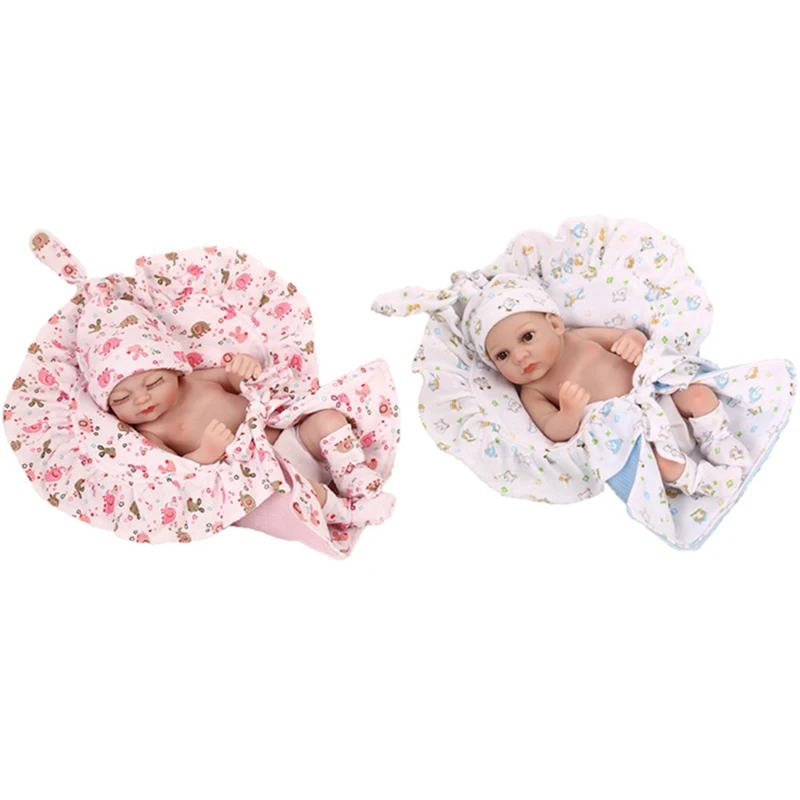 

Мягкая силиконовая модель тела 27 см, имитация куклы для младенцев, милый игровой домик, игрушки в подарок