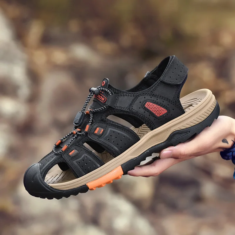 

Sandale Homme Sandalias Transpirables Rubber Sandals Men Sandalen Heren Sandles For Hombre Cuero Playa Sandale Homme Ete