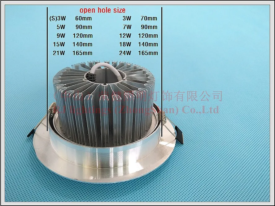 Светодиодный точечный потолочный светильник comercial lighting 3 Вт 5 7 9 12 15 18 21 24 новый