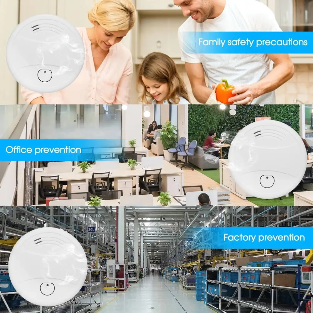 Автономный детектор дыма беспроводная система домашней безопасности с