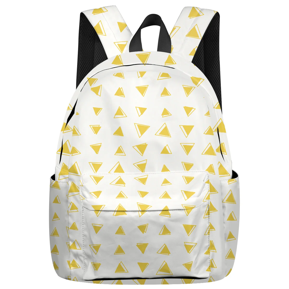 Абстрактный геометрический треугольный рюкзак с держателем для ключей