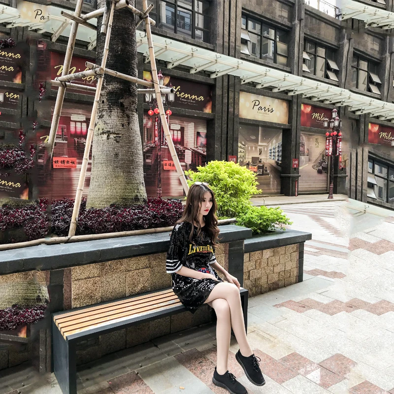 Повседневная прямая модная эротическая одежда с геометрическим рисунком