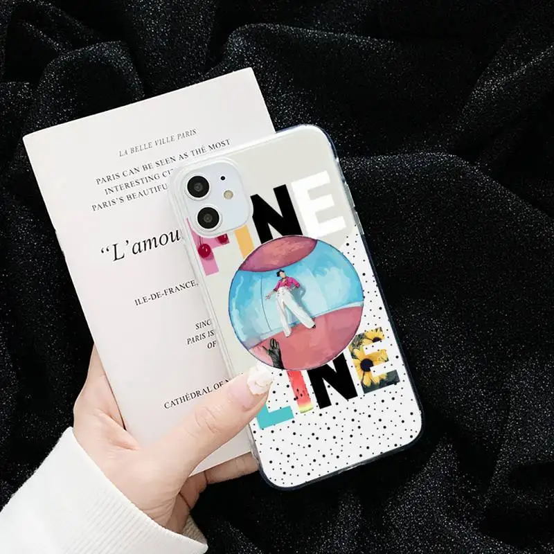 

Harry Styles love on Tour kind Phone Case Transparent for iPhone 6 7 8 11 12 s mini pro X XS XR MAX Plus cover funda shell