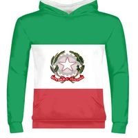 italy male custom made name number ita zipper sweatshirt nation flag italian country italia college print photo text boy clothes