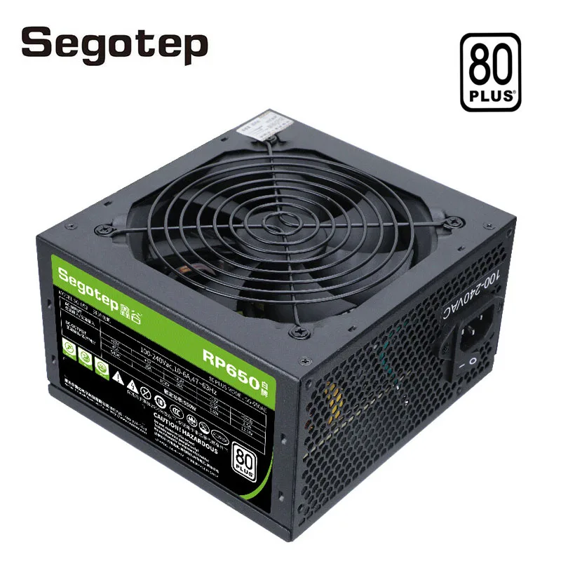 

Segotep 80plus 500W Power supply for pc Non-modular ATX Computer Case Gaming 120mm Fan 24pin 12V desktop For Intel AMD